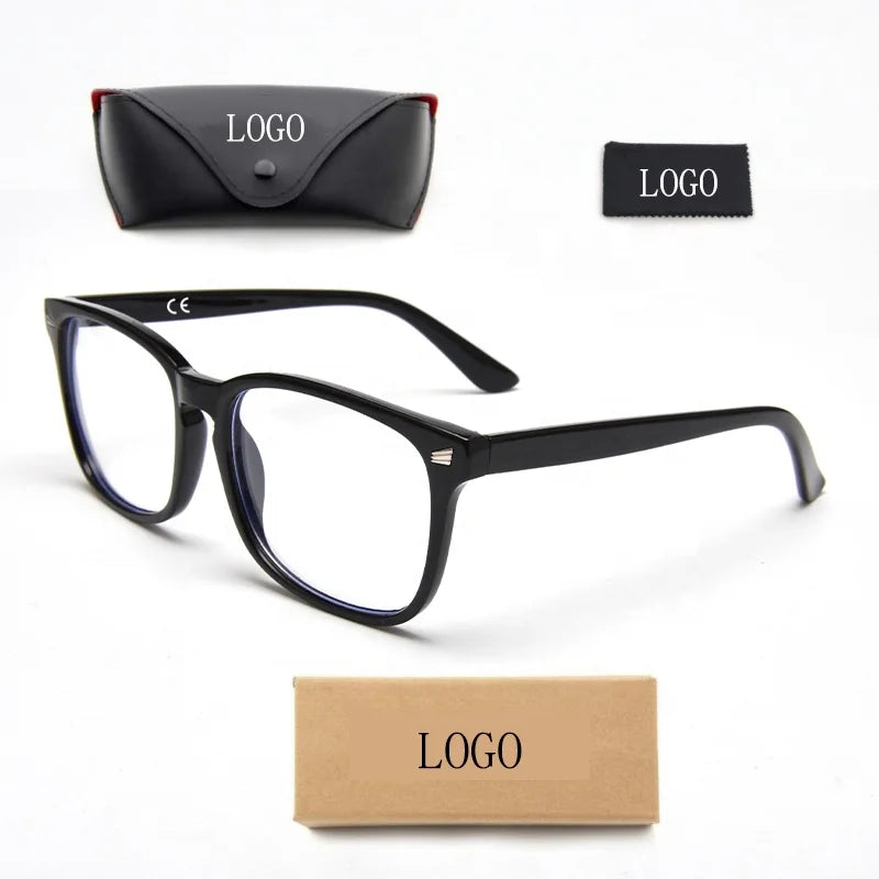 Wholesale Rectangle Eyeglasses Frames  Anti Blue Light Blocking Filter Computer Women Men Glasses
