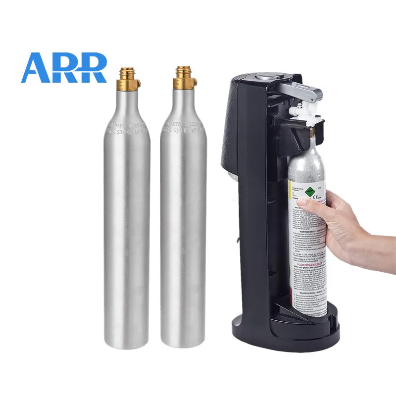 ARR 0.6L High-Pressure Aluminum Soda Stream Cylinder CO2 Canisters for Gas Use