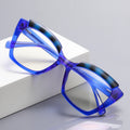 2024 Women's Classic Style Square Fashion Eyebrow Glasses TR90 Pin Temples Anti-Blue Light Custom Logo Unique Frame