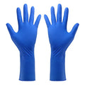 12inch 100% Nitrile Powder Free Shop Tattoo Textured Blue Household Cleaning Kitchen Make up Nitrile Beauty Long Gloves