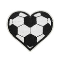 Wholesales  Heart-shaped Sport Balls Soccer Basketball Bowling American Football Tennis Baseball Iron on Embroidery Patches