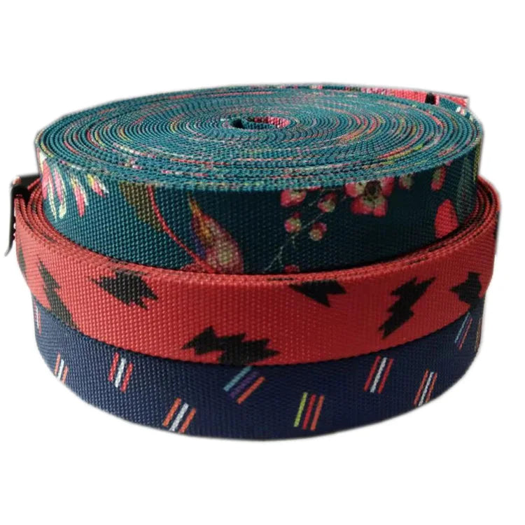 Custom Sublimation Printed Webbing Tape for Dog Collar Bag Strap Factory Price Premium Quality Product