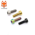 GR5 Desviador Bicicleta R8000 Tornillos De Titanio Poste Malleolar Precio Pernos Arco Iris Stem De Titanio Disc M6 Anodizado