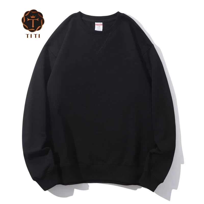 Crewneck Oversized Blank Sweatshirt OEM Custom Design Multi Color Sublimation Cotton Sweatshirt