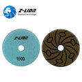 ZL-4FP2 4 Inch Dry / Wet Polishing Pads Diamond Powder Resin Pads for Concrete Polishing