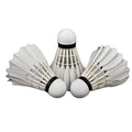 12 Piece Shuttlecoke Tube Packing Class a Grade Super Durabel White Color Goose Feather Badminton Shuttlecock