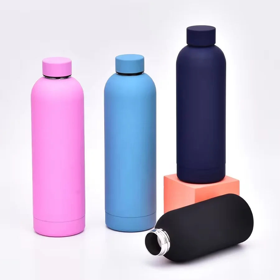 Double Wall Vacuum Sports Water Bottles Eco Friendly Insulated Stainless Steel Water Bottle