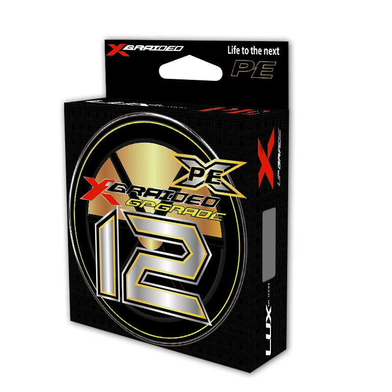 YGK-X 12 Strand Braided Wire Fishing Line 150m Multifilament Freshwater/Saltwater PE Line for Lake Fishing Japan's Multifilament