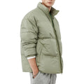 ODM OEM Custom Waterproof Hooded Winter Puffer Jacket for Men with Stand Collar Breathable Pattern Coated Shell