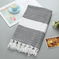 Ready Stock Luxury Modern Quick Dry Diamond Design 100x180CM/39.37*70.86Inch Turkish Beach Towel Soft Cotton Washable Pool Bath