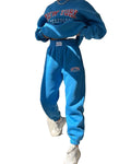 2024 Winter Womens Casual Fashion Printed Thickened Fleece Hoodie Set Hoodie and Jogger Set Women Hoodie Suit