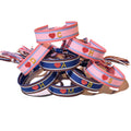 Ethnic Nepal Boho A-Z 26 Letter Initial Heart Woven Custom Logo Cheap Friendship Wrap Braided Rope Woven Friend Bracelet