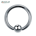 G23 Titanium Clip Ball Circle Labret Multipurpose Lip Nose Ring Body Piercings Surgical Jewelry
