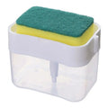 Soap Dispenser Pump with Sponge Press Type Detergent Box Automatic Dispenser Box Manual Press Type Soap Box MegaBDM