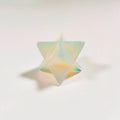 Hongzhuo Natural Stone Merkaba Stone Crystal Carving Reiki Heal Crystal for Opalite Making Necklace Jewelry Decorations Crafts