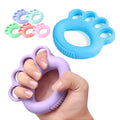 Hand Grip Strengthener Set Silicone Finger Exerciser Grip Trainer Resistance Band Finger Stretcher for Hand Therapy Fitness