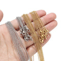G1684 Wholesale Chains Cross Chain Necklace Lobster Clasps DIY O Necklace Chains for Jewelry Making