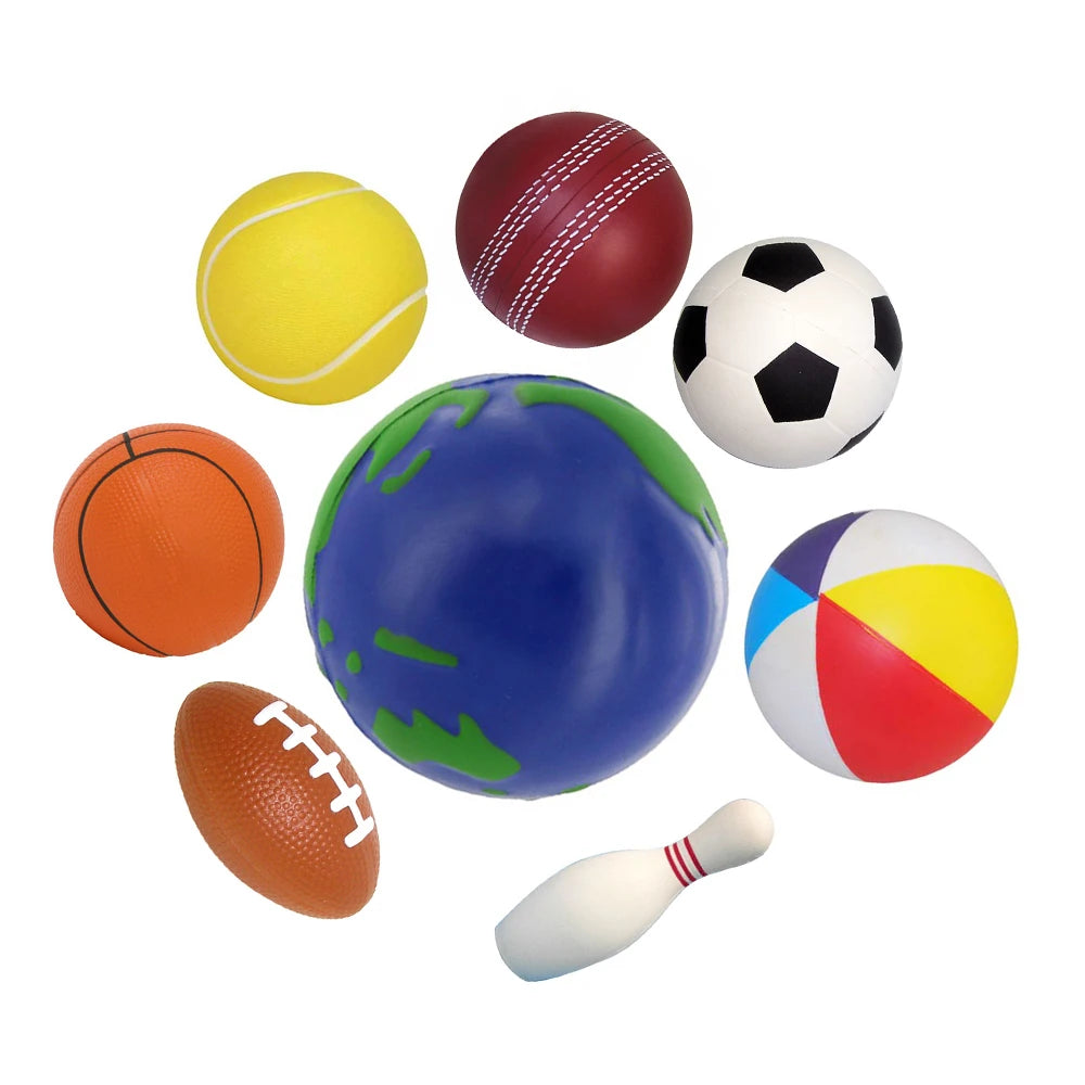AI-MICH Antistress Ball Brain Stress Ball Custom Pu Squeeze Foam White Brain Shaped Personalized Logo Brain Stress Ball