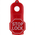 New Product 6mm Peg Hook Locks Red Anti Sweep Theft Stop Lock