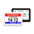Home Decoration Large Digital Electric LCD IPS Display Table Alarm Clock + Digital Picture Frame + Digital Calendar Day Clock