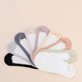3piars/set   Fashion  Designer Summer Anti Breathable Snagging Terry-loop Bottom Invisible Socks for Ladies Heel