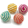 Manufacture Wholesale Pet Supplies Interactive Sisal Scratching Teaser Ball Toys for Cats