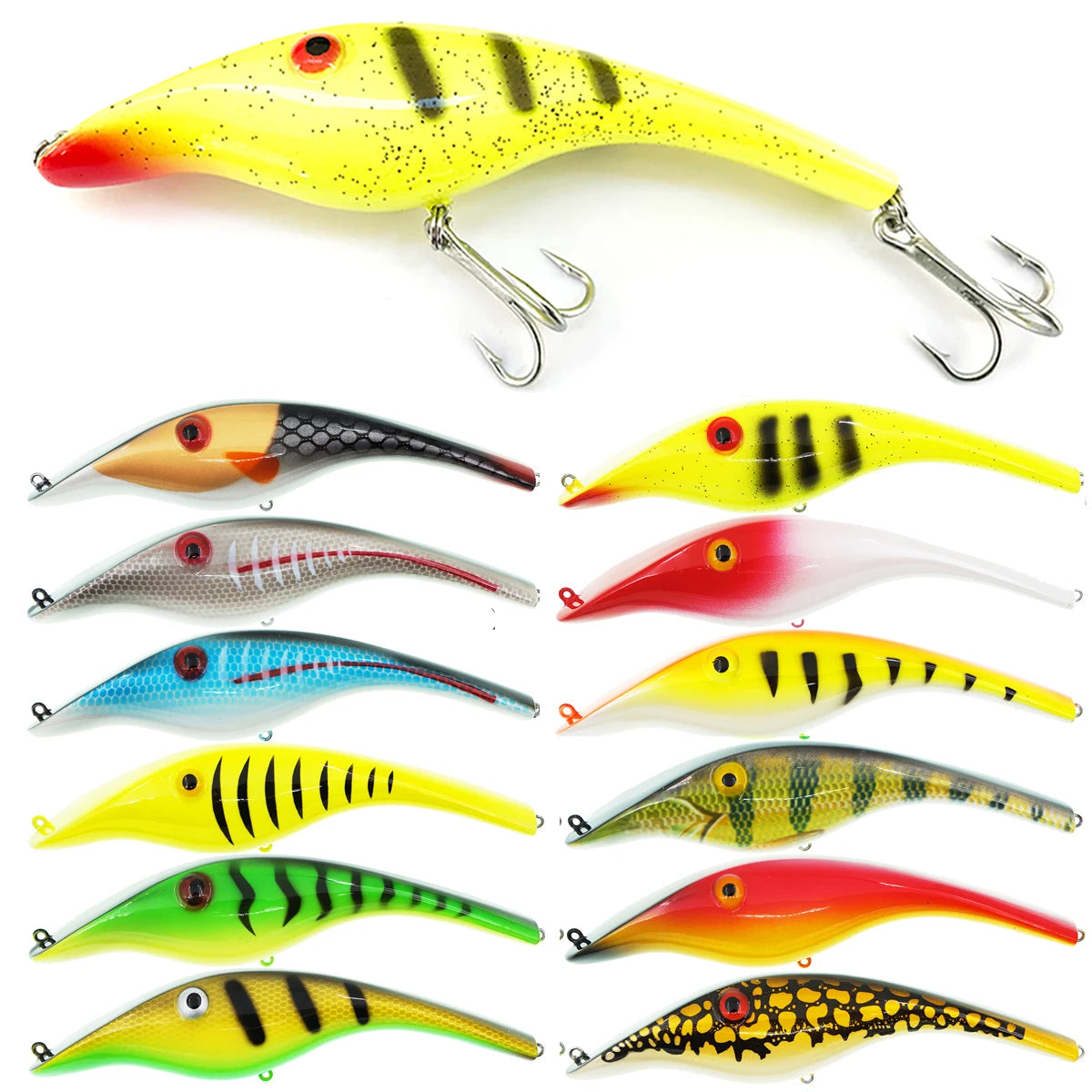 Sinking Lures 140mm 40g Bent Fishing Lure Artificial Baits Mid-high Part 3d Fish Eye Fishing Bait Wobblers Floating