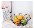 DSH Kitchen Wire Storage Basket Hot Selling Factory Supply Desktop Basket Metal Fruit Basket