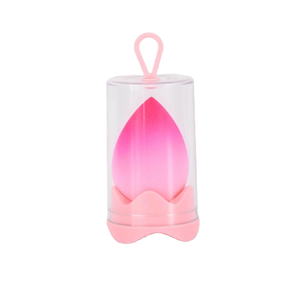 Color Change Latex Free Make up Sponge Blender With Dry Holder Case