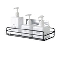 Bathroom Beverage Storage Shelf Wall Mounted Metal Eco-Friendly Multifunction Square Holder Single Tier