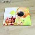 MDFSUB Wooden Personalized Printable Sublimation MDF Cork Rectangle Placemat 19x23cm Eco-Friendly