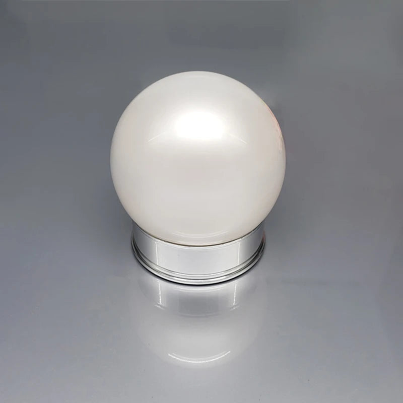 5g 15g 30g 50g  Bulb Shape Elegant Round White Empty Plastic Cosmetic Jar Container for Skincare Cream Body Cream Lip Blam