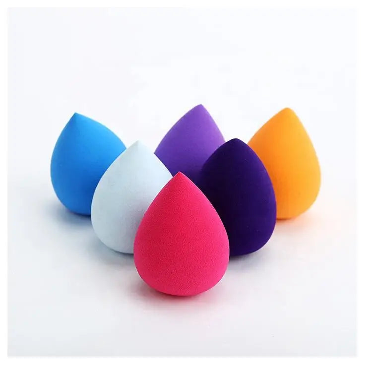 Factory Wholesale Cosmetic Puff Beauty Sponge Waterdrop Shape Colorful Make up Sponge Blender