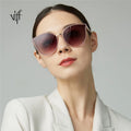 VIFF HP18665 High End Quality Mirror Round Fashion Vintage Women Sunglasses