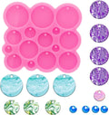 Size Round Earrings  Stud Earrings Pendants Silicone Molds Handmade DIY Round