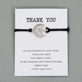 Manufacturer Handmade Adjustable Macrame Thank You Tree of Life Friendship Family Angel Crown Baby Feet Pendant Women Bracelet