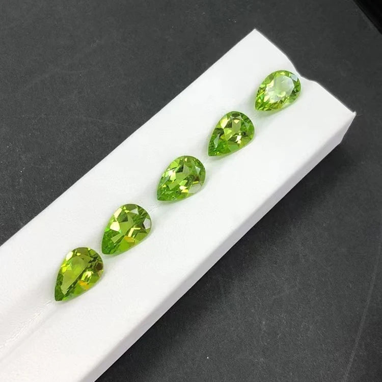 Pear Shape 10x8mm ~ 11x9mm  Good Quality Loose Gemstones Green Stone Wholesale Jewelry  Natural Peridot
