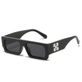 New Design Popular Luxury Oversized Rimless Vintage Alloy Chain Frame Square Frame Sun Glasses Women Wholesale Ladies Sunglasses