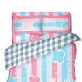 Hot Sale Printed 100% Polyester Twin Size 4pcs Kids Duvet Cover Set Kids Bedding Set with Cartoon Characters for Girls