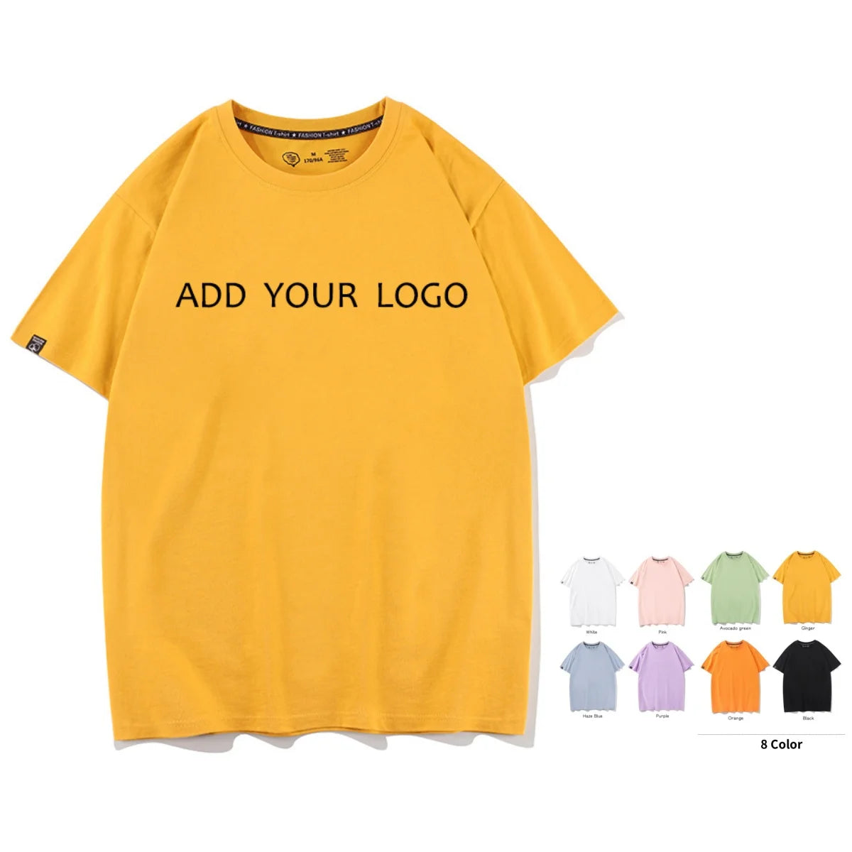 High Quality T-Shirt 100% Cotton Custom Plain Tee Heat Transfers Print T-shirts 200 Gsm O-Neck Cotton Drop Shoulder T Shirt