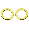 Fashion Wholesale Swimwear Accessory Gold Rings Custom logo Blanks Adjustable Bag Strap O Buckles