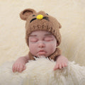 6Lbs Weight Realistic 1:1 Ratio Full Solid Sleeping Closed Eyes Silicone Reborn Baby Boy Soft 18Inch Long Reborn Doll Toy Gift