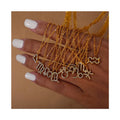 Fashion Stainless Steel Crystal Zircon Gold Filled 12 Zodiac Sign Jewelry Zodiac 18K Constellation Necklaces for Women
