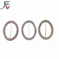 Wholesale Ladies Fashion Garment Buckles Crystal Ribbon Belts Rhinestone Rings Metal Material Wholesale Fashion Ladies Buckles