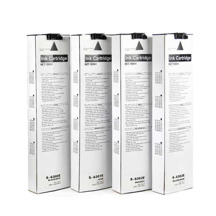 S 6300 6301 6302 6303 G/E Compatible Ink Cartridge for Riso Comcolor 3050 7050 9050 Printers