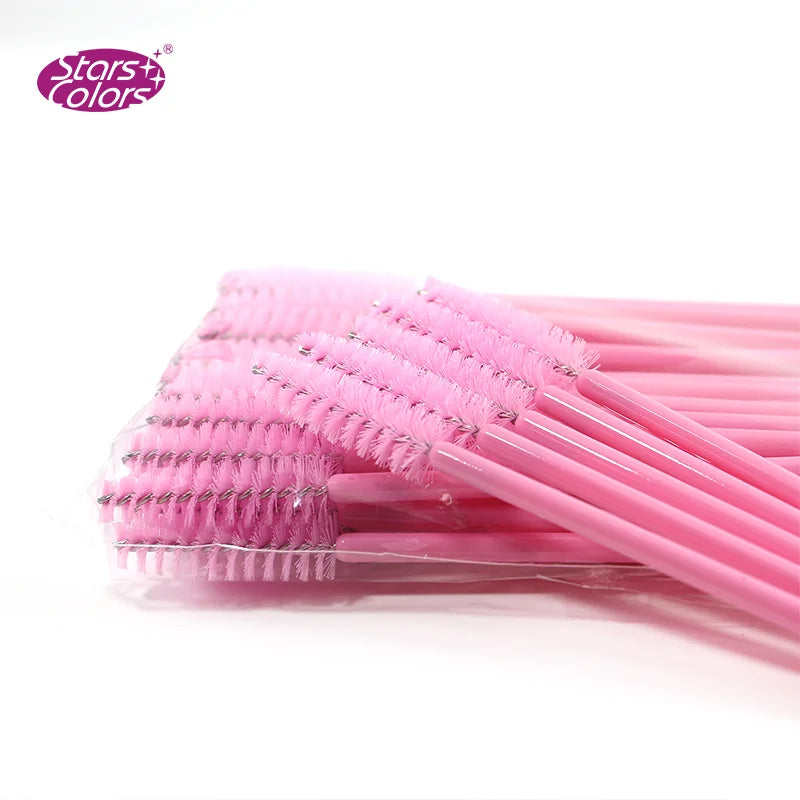 Starscolors Wholesale Plastic Eyelash Disposable Cleaning Brush Lash Lifting Tools Mascara Wand MegaBDM