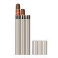 Erliao High - Quality Portable 3 - Piece Stainless Steel Cigar Tube - Moisture - Proof & Durable for Travel & Storage