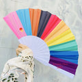 Customizable Plastic Hand Fans Handheld Design Promotional Party Supplies Customizable Plastic Crafts