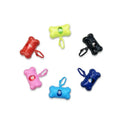Juice Pet Outdoor Dog Poop Bag Holder Plastic Buckle Dispenser with Fiber & PP Material Bone Shape Design for Dogs Small Animals