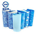 PVC Mosaic Light Blue Pool Liner UV Resistant Waterproof Rectangle Swimming Pool Liners for Above Ground Pools